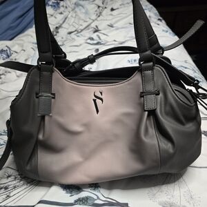 Simply Vera Vera Wang Pink and Gray Shoulder Bag
